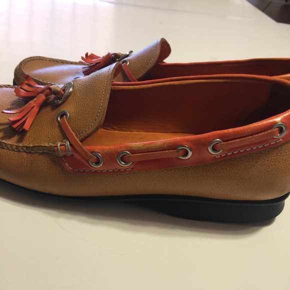 Cole Haan Shoes - Cole Haan Leather Loafers with Tassels Size 9B